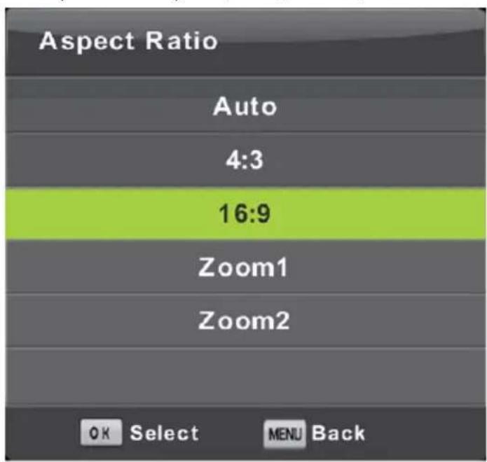 LENCO DVL2862 - Aspect Ratio (Relación de aspecto) - 1