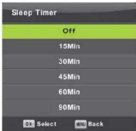 LENCO DVL2862 - Sleep Timer (Minuteur de mise en veille) - 1