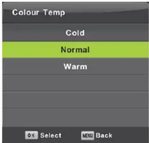 LENCO DVL2862 - Color Temp (Temperatura del color) - 1