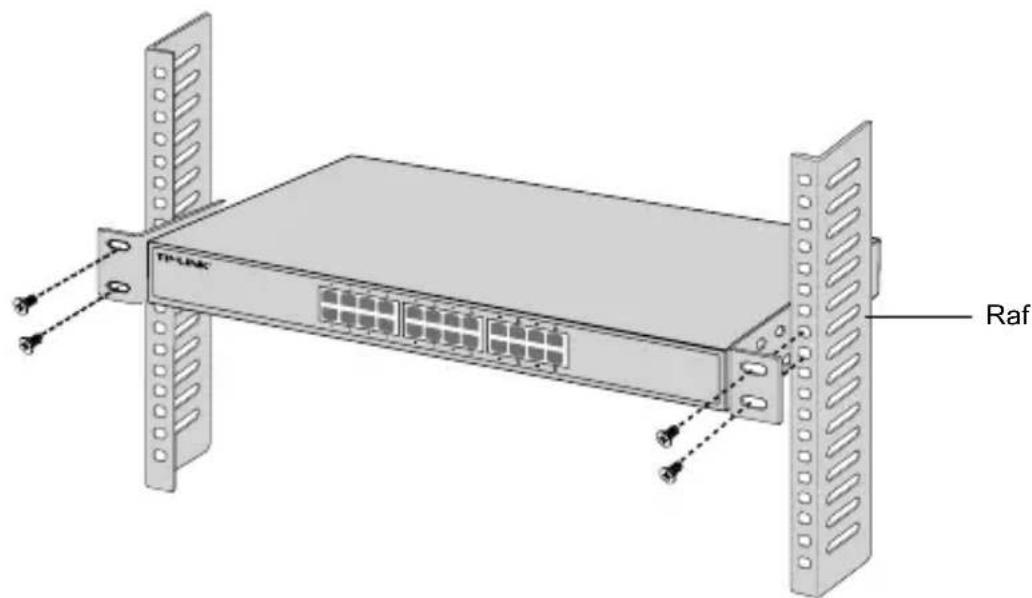 TP-LINK T1600G28PS - Raf Kurulumu - 2