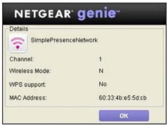 NETGEAR A6210 - Pour afficher les détails du réseau : - 3