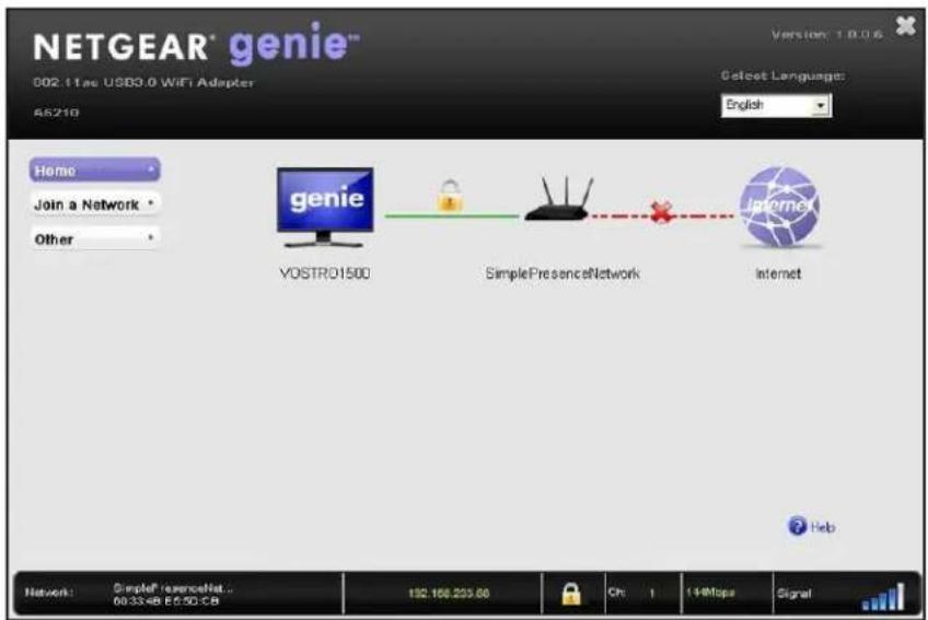 NETGEAR A6210 - Lorsque je connecte la carte à un réseau, je Ne Peux pas acceder à Internet - 1