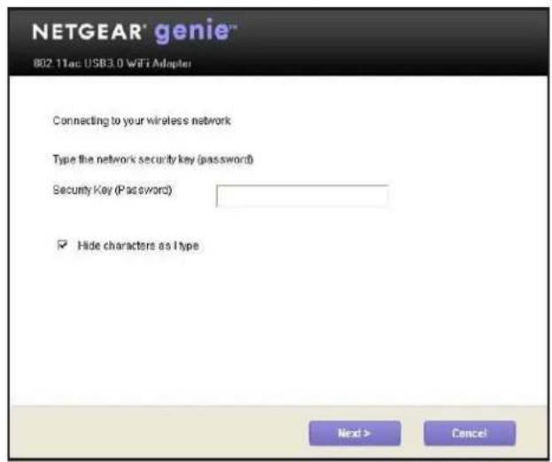 NETGEAR A6210 - Pour que l'adaptateur puisse se connecter à un réseau à l'aide de NETGEAR genie : - 3