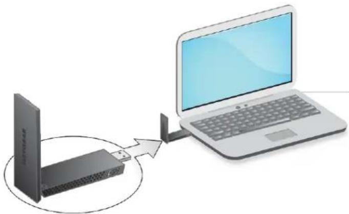 NETGEAR A6210 - Adaptateeur USB WiFi - 2