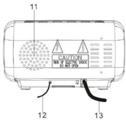 Soundmaster UR105HBR - NO INGERIR LA PILA, PELIGRO DE QUEMADURAS QUÍMICAS - 4