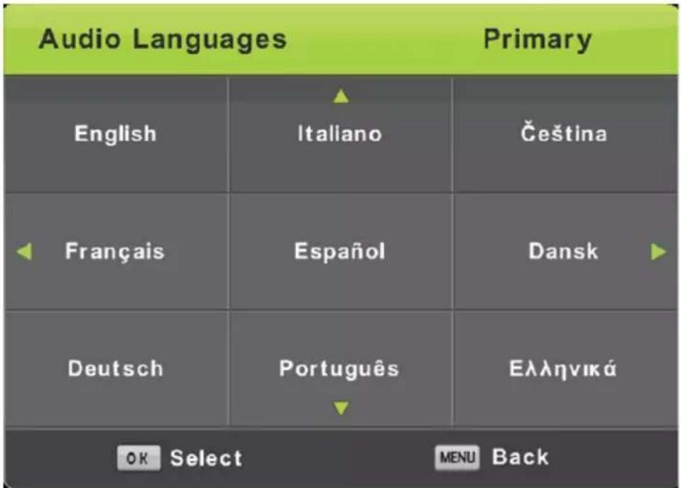LENCO DVL1662 - Audio Languages - 1