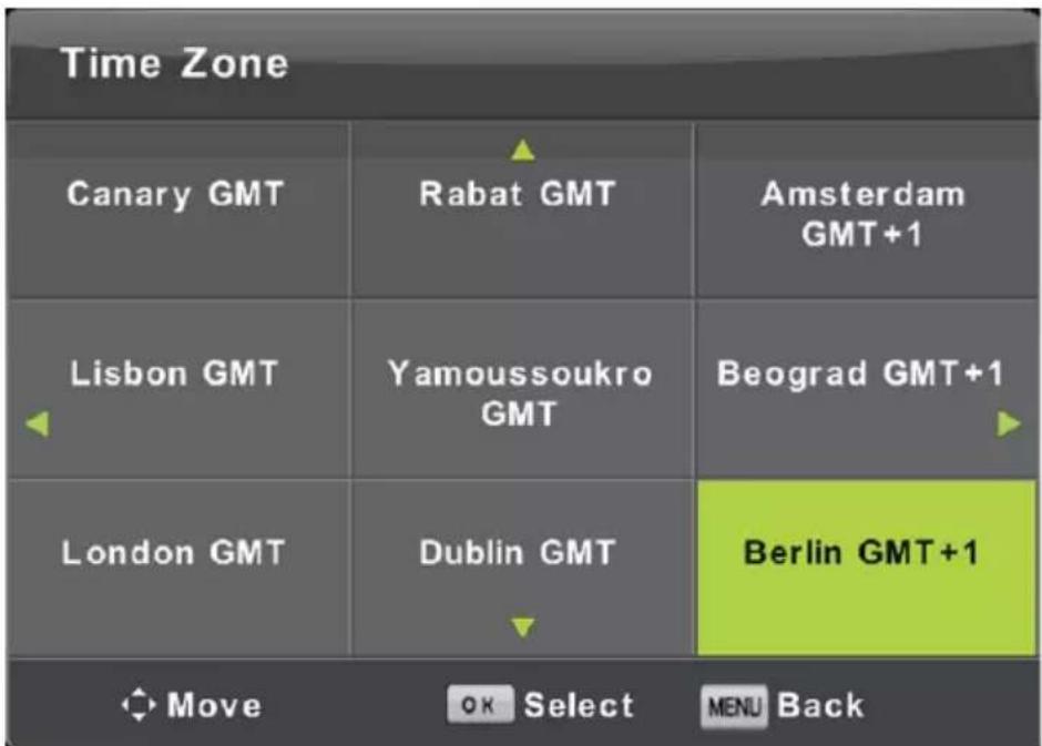 LENCO DVL1662 - Time zone (Tijdzone) - 1
