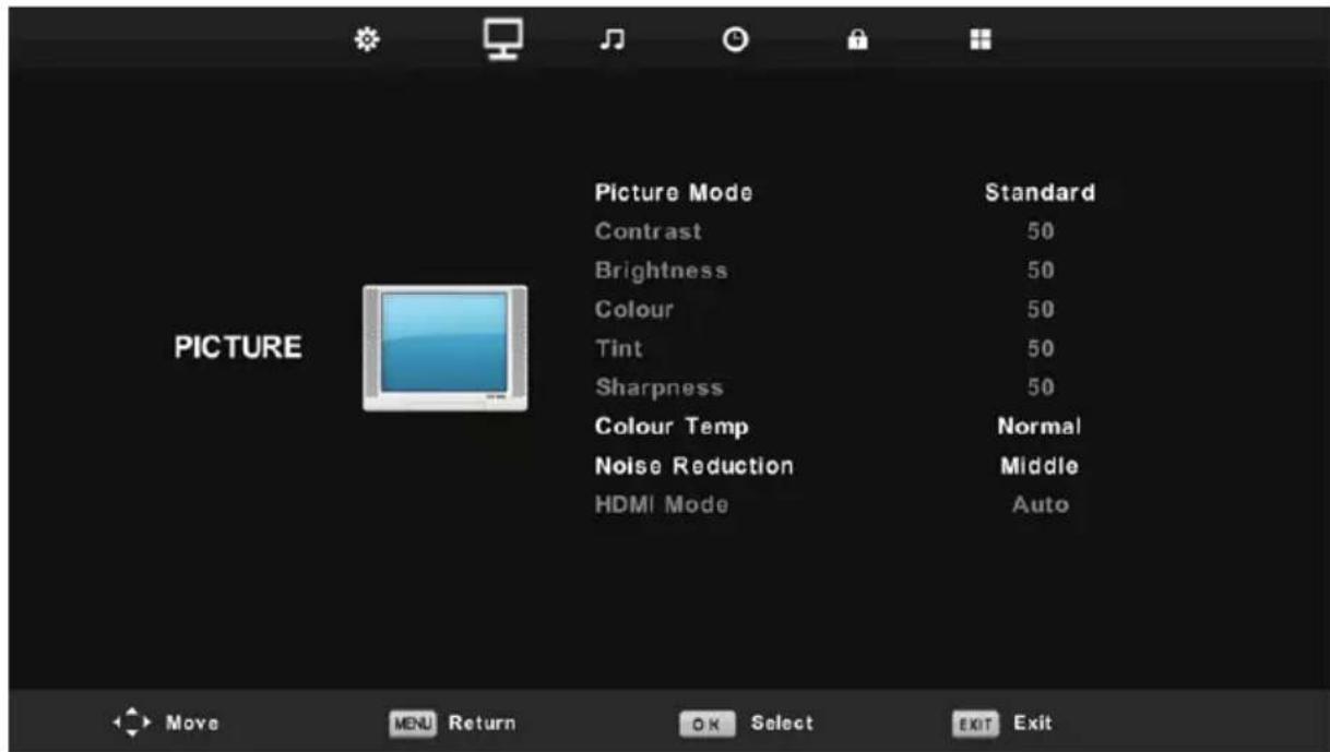 LENCO DVL1662 - Picture Menu - 1