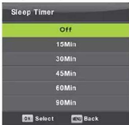LENCO DVL1662 - Sleep Timer (Minuteur de mise en veille) - 1