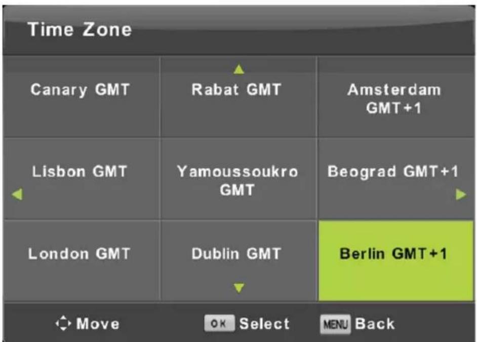 LENCO DVL1662 - Time Zone (Zona hora) - 1