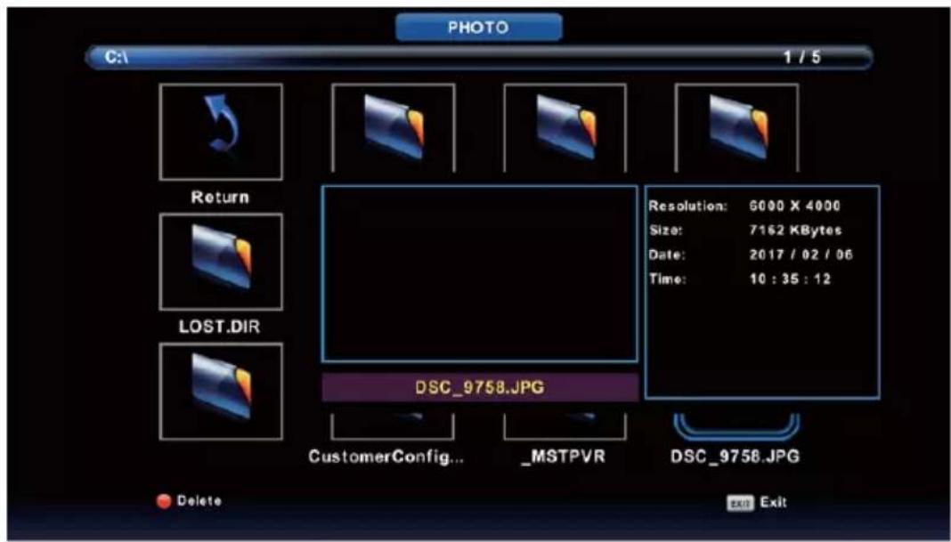 LENCO DVL1662 - Menu de fotografías - 1