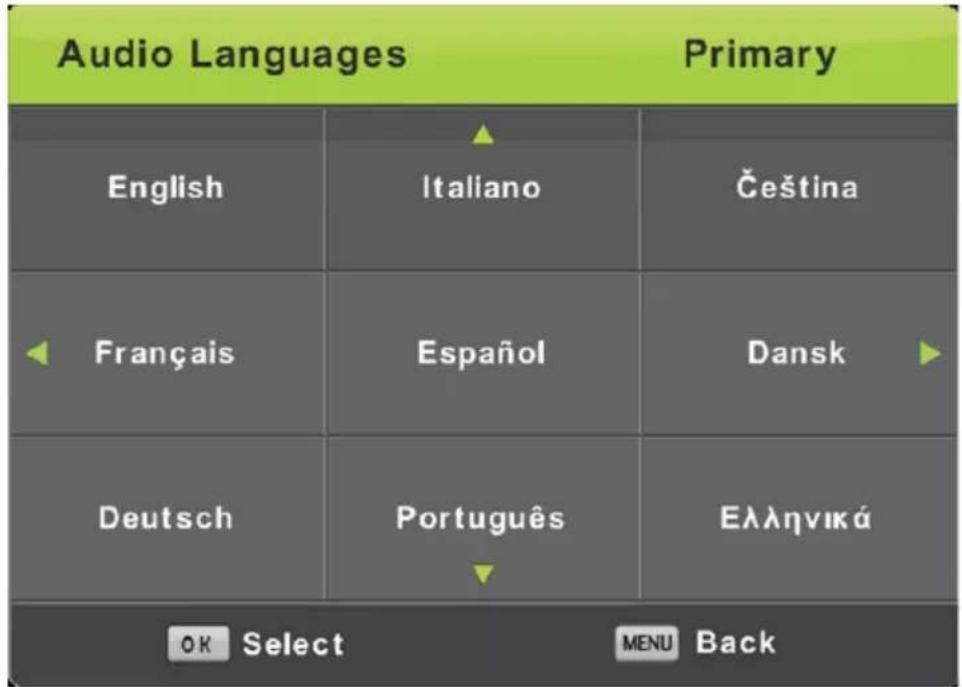 LENCO DVL1662 - Audio Languages (Audiotalen) - 1