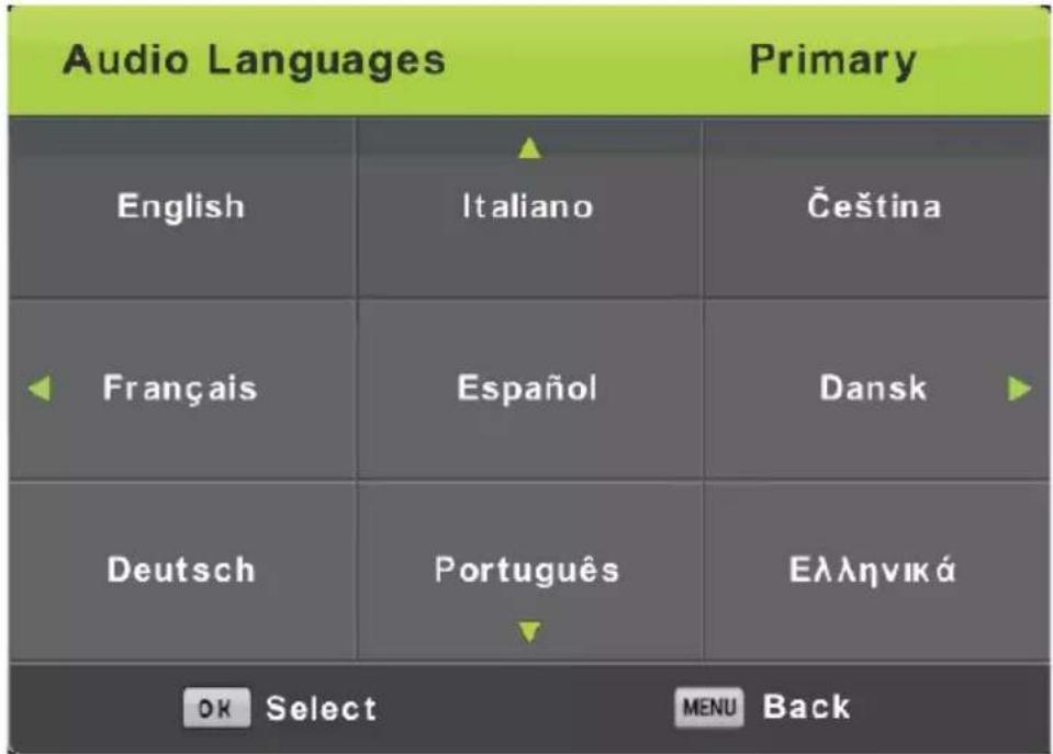 LENCO DVL1662 - Audio Languages (Langues audio) - 1