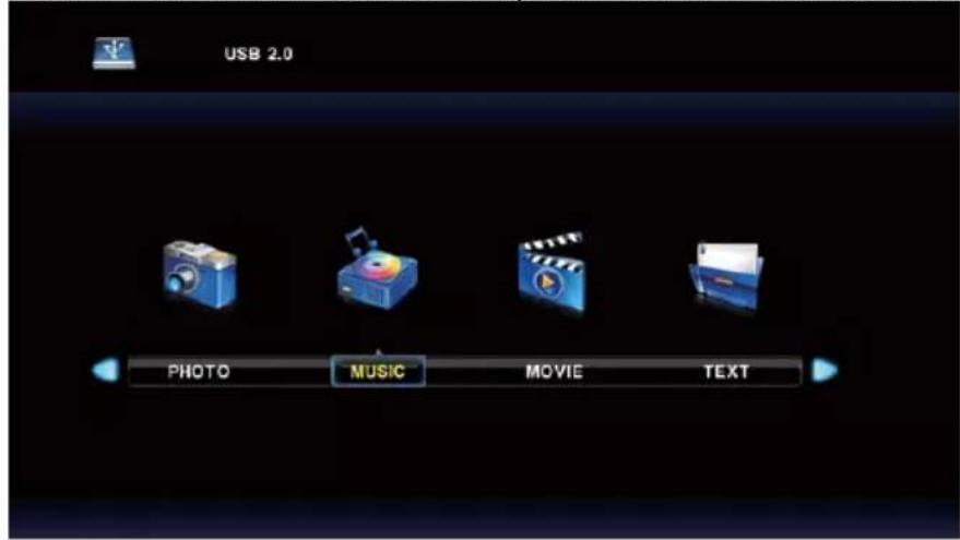 LENCO DVL1662 - Music Menu - 1