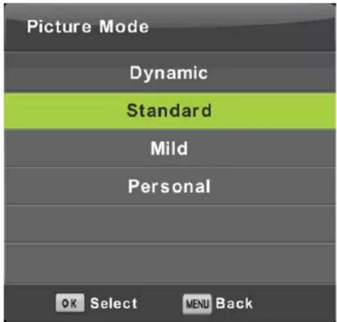 LENCO DVL1662 - Picture Mode (Beeldmodus) - 1