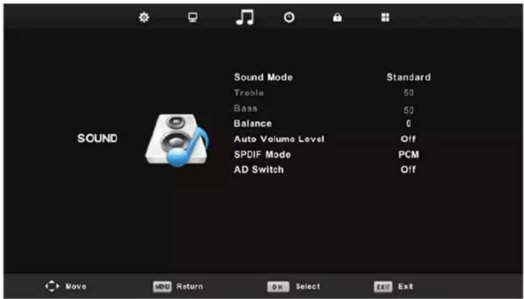 LENCO DVL1662 - Menu Audio - 1