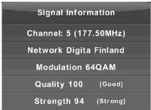 LENCO DVL1662 - Signal Information (Informations sur le signal) - 1