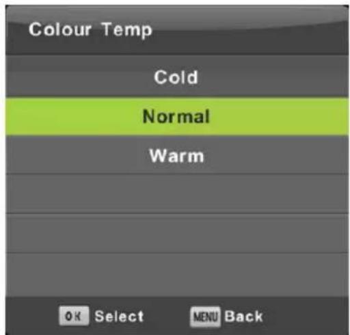 LENCO DVL1662 - Color Temp (Temperatura del color) - 1