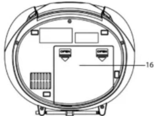 Soundmaster SCD5750 - Bottom View Backside View - 1