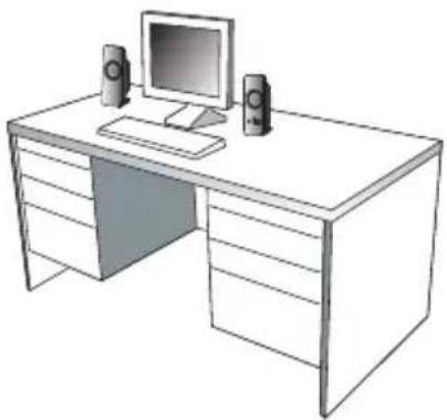 Cyber Acoustics CA2806BT - Preparación de los Altavoces - 1