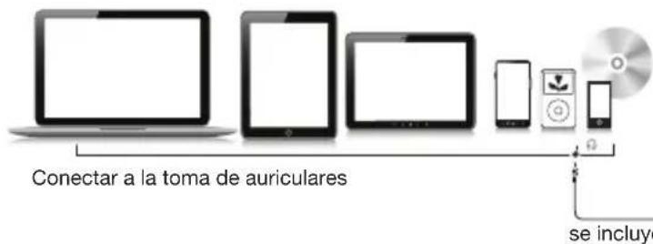 Cyber Acoustics CASP26BT - CONEXION POR CABLE (AUX IN) - 3