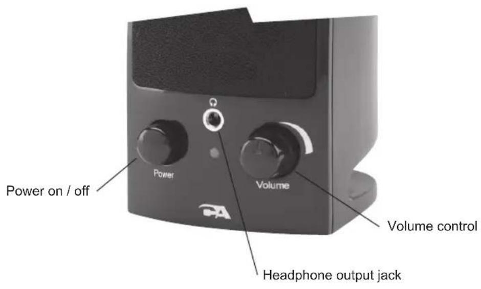 Cyber Acoustics CA2402 - Controls and Features - 2