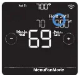 HONEYWELL Home Lyric T5 WiFi - Setting permanent hold - 1