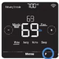 HONEYWELL Home Lyric T5 WiFi - Réglage du ventilateur - 2