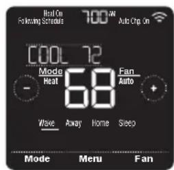 HONEYWELL Home Lyric T5 WiFi - Réglage de la date - 9