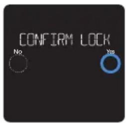HONEYWELL Home Lyric T5 WiFi - Aplicar una configuración de bloqueo de la pantalla - 4