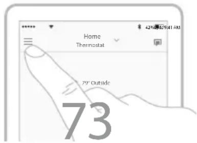 HONEYWELL Home Lyric T5 WiFi - Establecer el intervalo de vacaciones (mediante la aplicación Lyric) - 1
