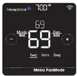 HONEYWELL Home Lyric T5 WiFi - Setting location-based temperature control and smart scheduling in the Lyric app - 5