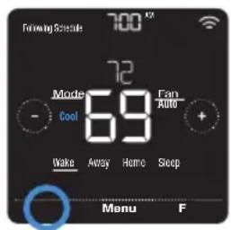 HONEYWELL Home Lyric T5 WiFi - Réglage de la date - 11