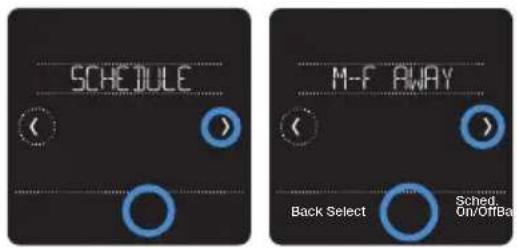HONEYWELL Home Lyric T5 WiFi - Setting a time-based schedule on the thermostat - 1