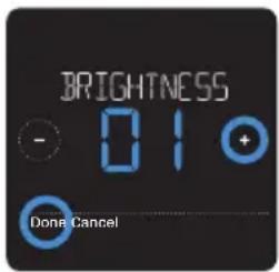 HONEYWELL Home Lyric T5 WiFi - Ajustar el brillo de la luz de fondo - 2