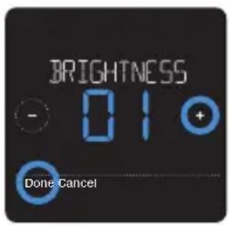 HONEYWELL Home Lyric T5 WiFi - Adjusting backlight brightness - 2