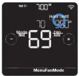 HONEYWELL Home Lyric T5 WiFi - Réglage du maintien permanent - 1