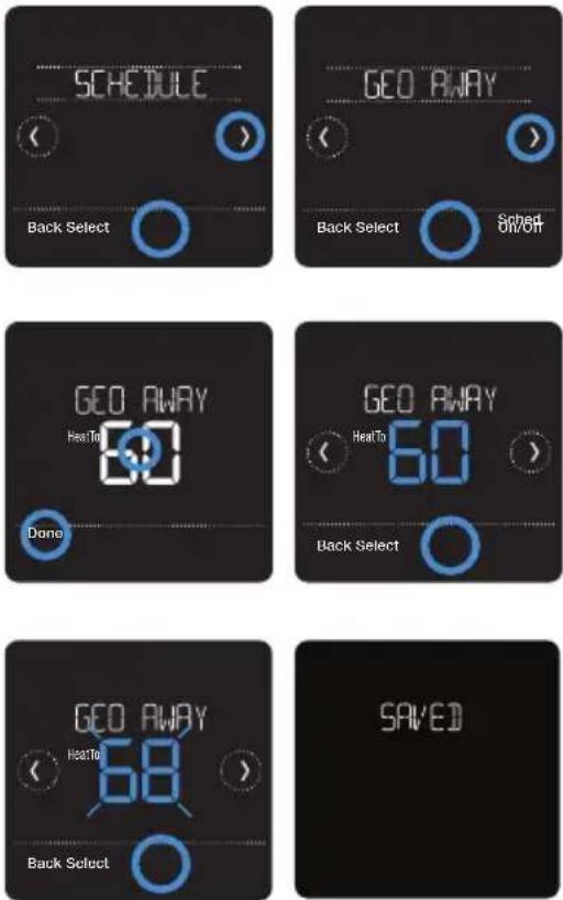 HONEYWELL Home Lyric T5 WiFi - Editing location-based temperature control and smart scheduling on the thermostat - 1