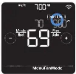 HONEYWELL Home Lyric T5 WiFi - Configurar el intervalo temporal (para usar con programas por tiempo únicamente) - 1