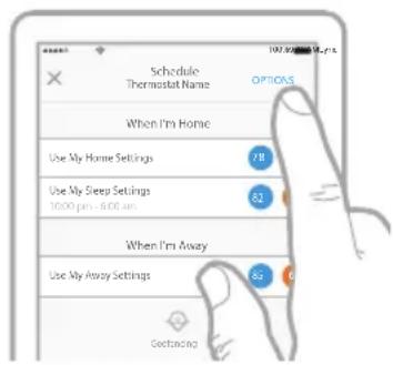 HONEYWELL Home Lyric T5 WiFi - Réglage du contrôle de la température en fonction de l'emplacement et de la programmation intelligente dans l'application Lyric - 1