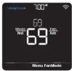 HONEYWELL Home Lyric T5 WiFi - État du programme - 1