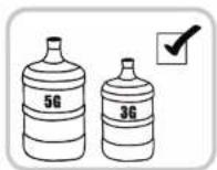 HONEYWELL HWB1052W2 - INSTRUCCIONES PARA COLOCAR EL BOTELLON DE AGUA - 1