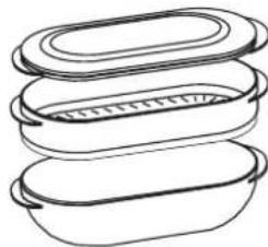 WHIRLPOOL W6 MW461 BSS - DAMPFEINSATZ - 1