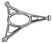 WHIRLPOOL W6 MW461 BSS - TURNTABLE SUPPORT - 1