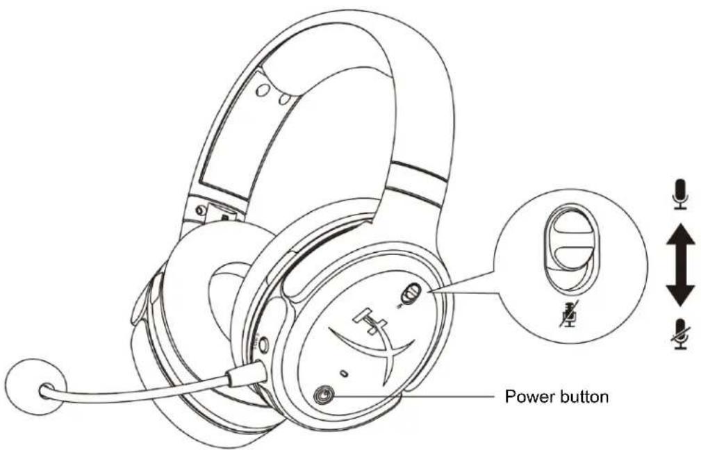 HYPERX Cloud Orbit S - Controls - 1