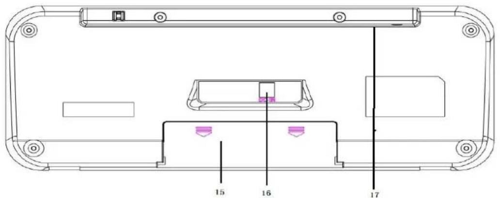 DENVER DAB47 - Widok z przodu - 2