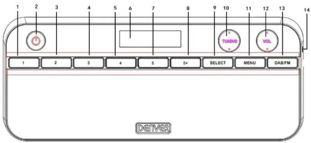 DENVER DAB47 - Manual de instrucciones de - 1