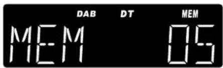 Soundmaster UR2040SI - Gespeicherte Sender im Stationsspeicher Abrufen - 1