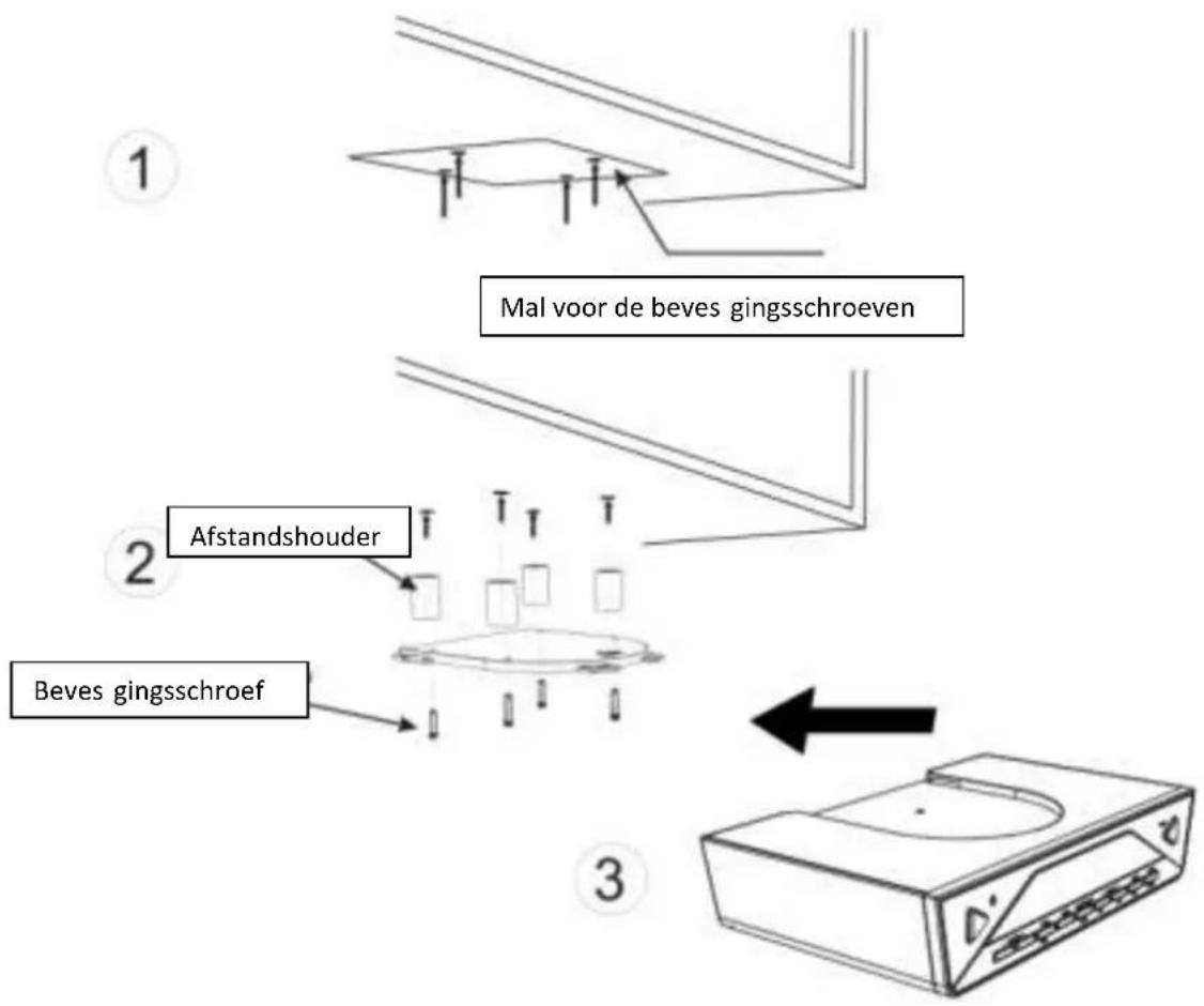 Soundmaster UR2040SI - Montagetekening - 1