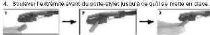 Soundmaster PL580GE - REMPLACER LE PORTE-STYLET/CARTOUCHE - 1